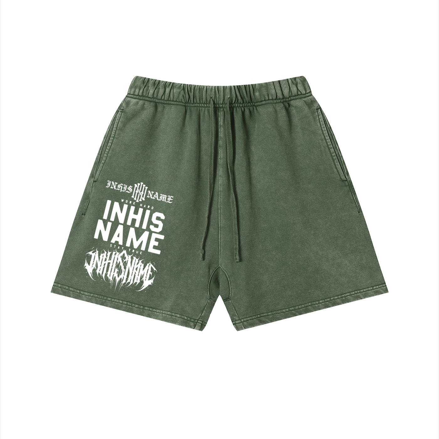 WHO WE ARE Vintage Wash Shorts
