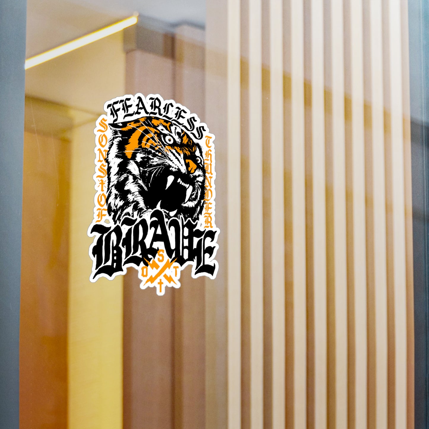 FEARLESS & BRAVE STICKERS