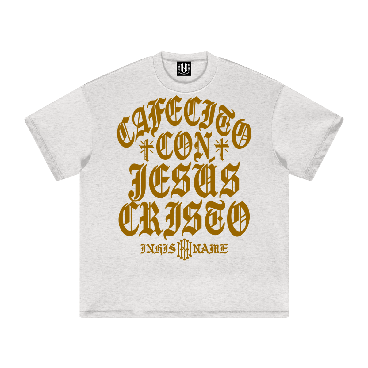 CAFECITO CON JESUS CRISTO 1 Heavyweight Tee