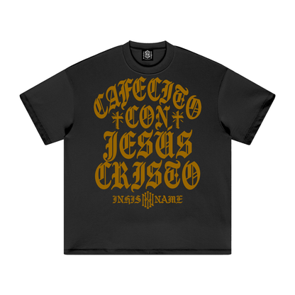 CAFECITO CON JESUS CRISTO 1 Heavyweight Tee