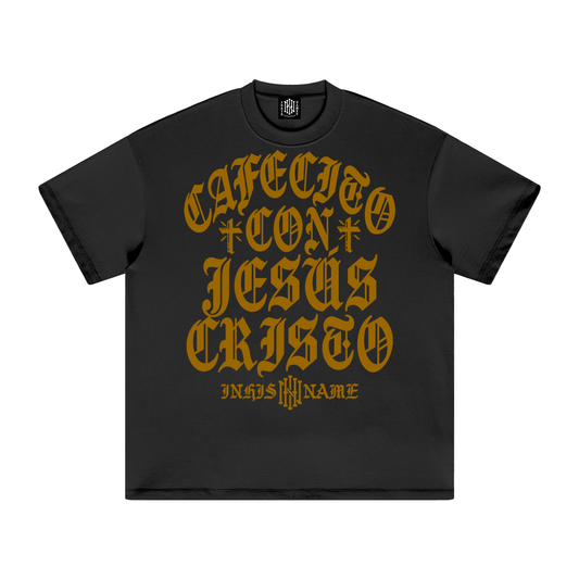 CAFECITO CON JESUS CRISTO 1 Heavyweight Tee
